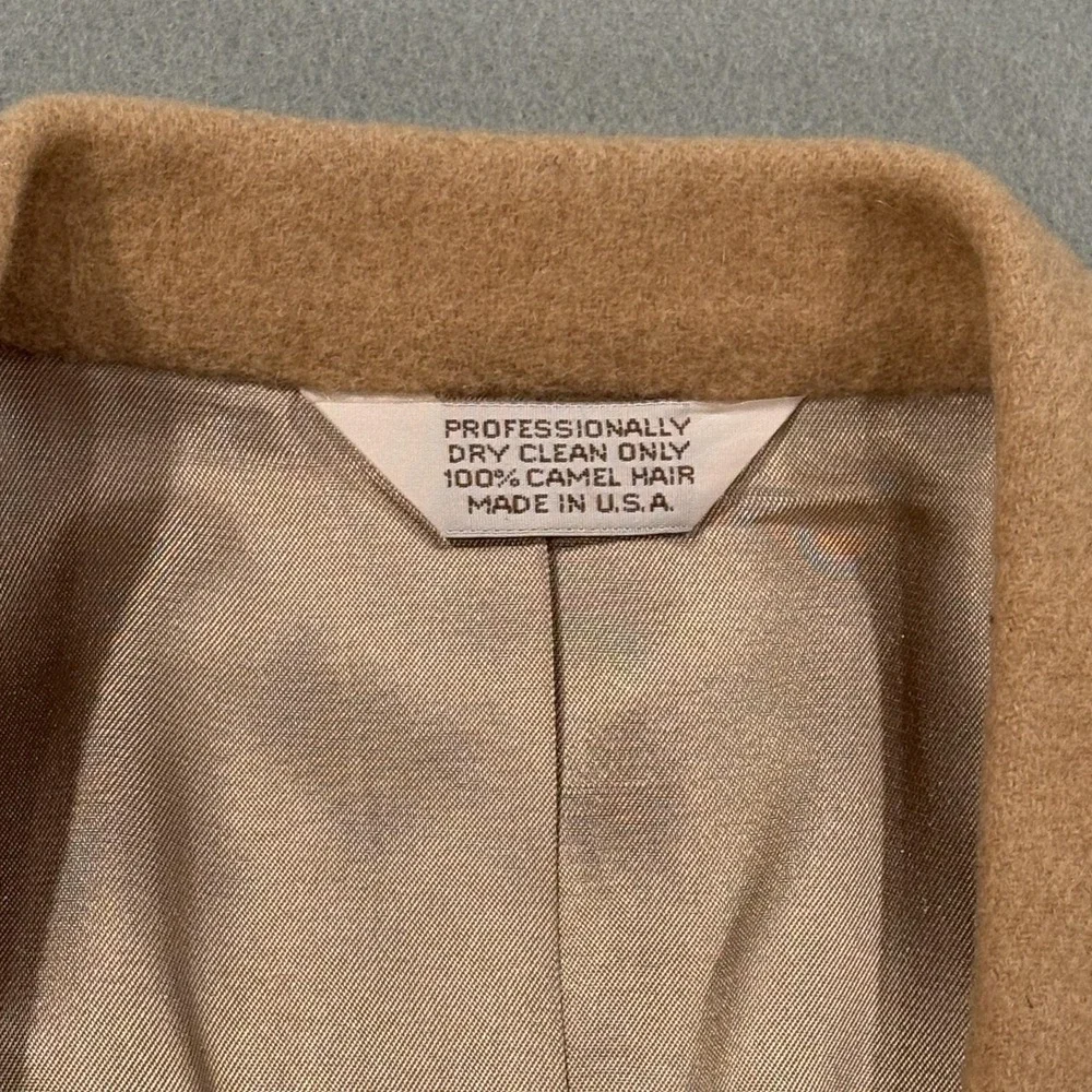 Vintage‎ Hunt Valley Blazer Mens 42 Beige Camel Hair Sport Coat Jacket